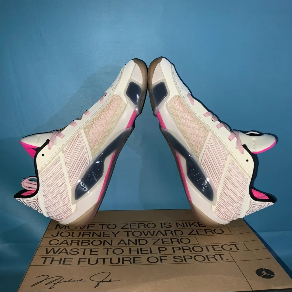 NEW Men's Jordan 38 Low Coconut Milk Size 10.5 FD2326-100 - Picture 6 of 8